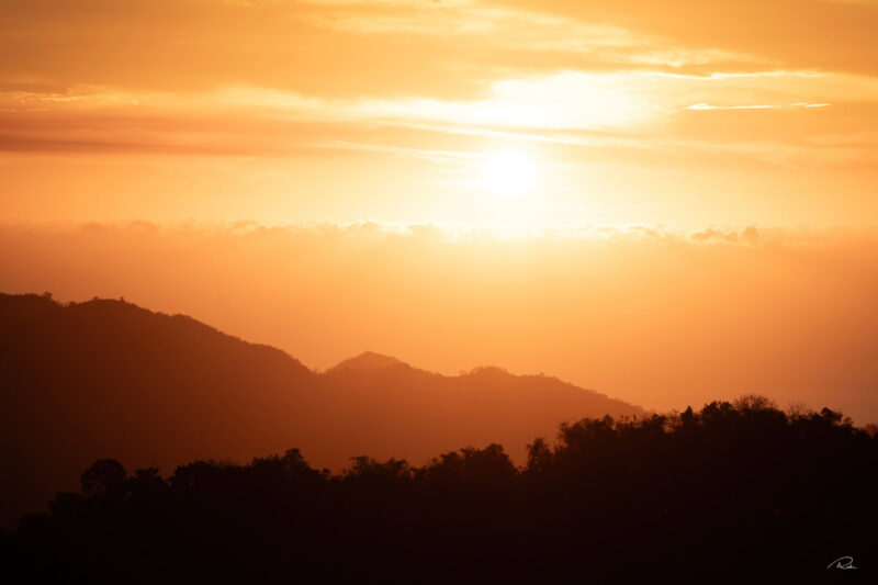 Coucher de soleil sur les Caraïbe